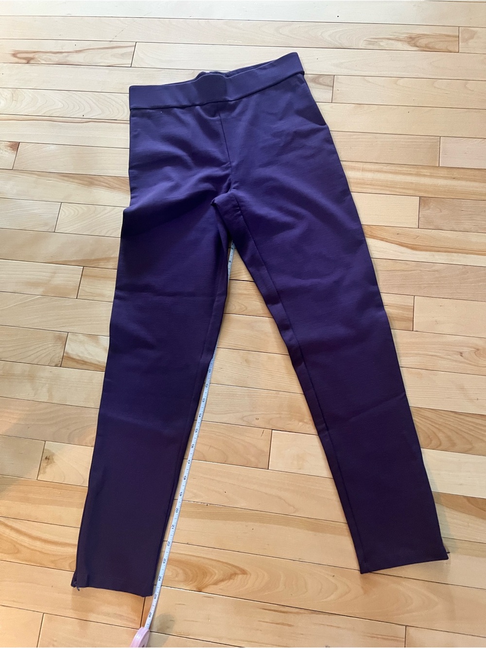 Marie Claire skinny pants deep purple
